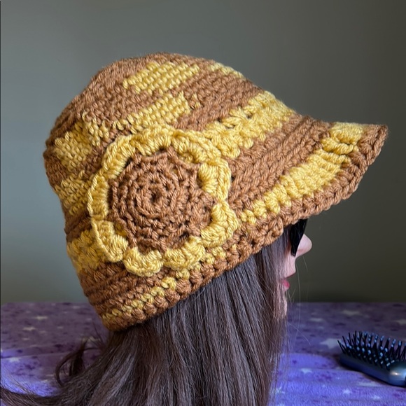 crochet hats Accessories - Crochet newsboy soft wool blend large checkered board squares